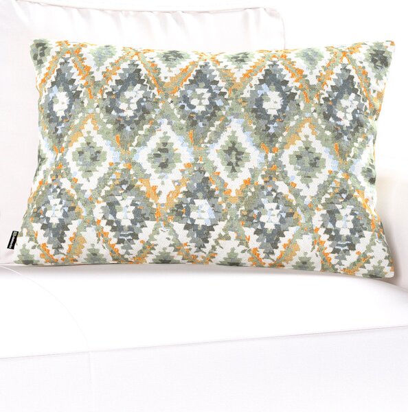 Karin - jednoduchá obliečka, 60x40cm farba produktu modrá látka zapletaná, vzorované