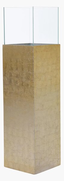 Svietnik CANDELA, sklolaminát, výška 100 cm, zlatý lesk