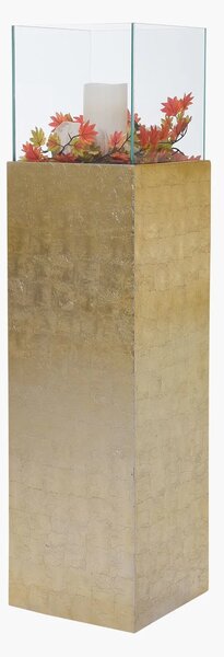 Svietnik CANDELA, sklolaminát, výška 100 cm, zlatý lesk