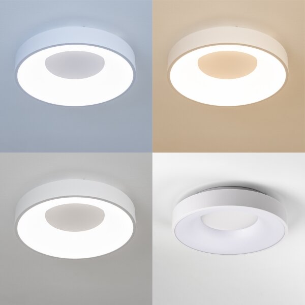 Brilagi - LED stmievateľné stropné svietidlo FALCON II LED/67W/230V pr. 40 cm biele + diaľkové ovládanie