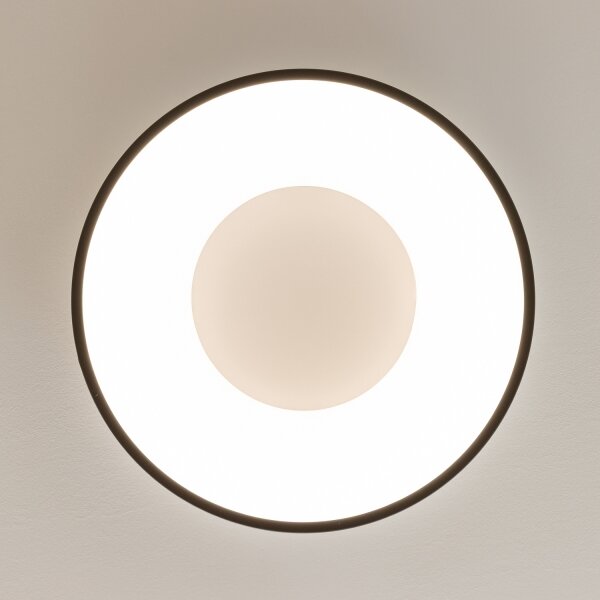 Brilagi - stmievateľné LED stropné svietidlo FALCON II LED/67W/230V priemer 40 cm čierne s diaľkovým ovládaním