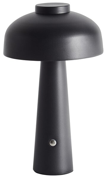Stolná LED lampa čierna bezdrôtová železná s tienidlom do interiéru moderné osvetlenie