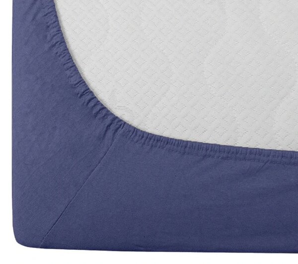 Jersey plachta HIGHFIT tmavomodrá 90 x 200 cm
