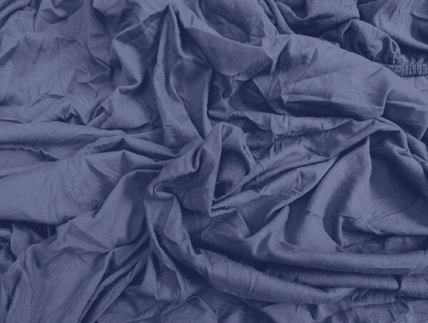 Jersey plachta HIGHFIT tmavomodrá 90 x 200 cm
