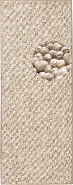 BT Carpet, Behúň Wolly 102842, 80x200, béžová, obývacia izba