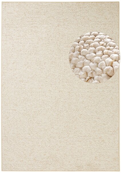 BT Carpet , Kusový koberec Wolly 102843, 60x90, biela, obývacia izba