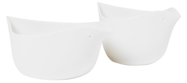 Porcelánová miska Early Bird – sada 2 ks