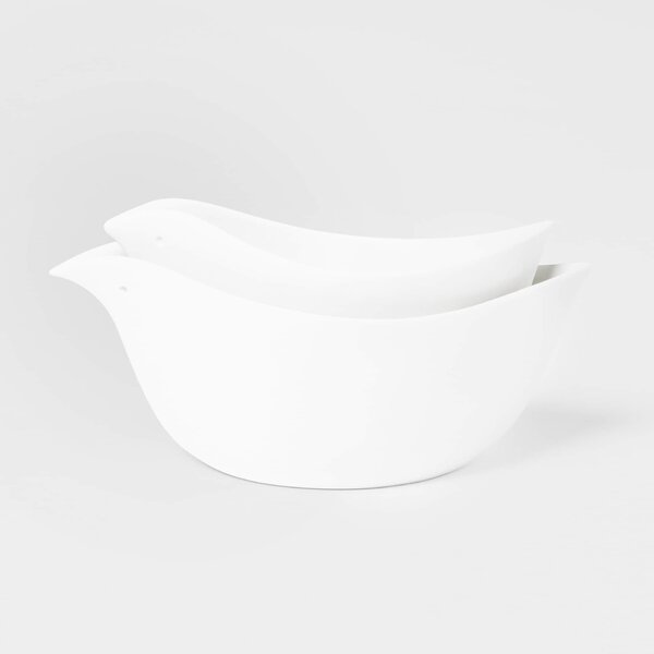 Porcelánová miska Early Bird – sada 2 ks