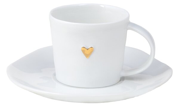 Porcelánová šálka s podšálkou Gold