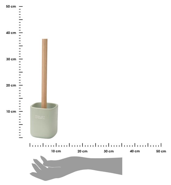 WC kefa Liso, mätová/s drevenými prvkami
