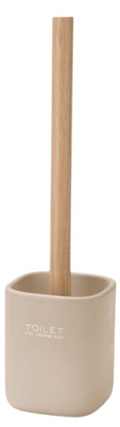 WC kefa Liso, béžová/s drevenými prvkami