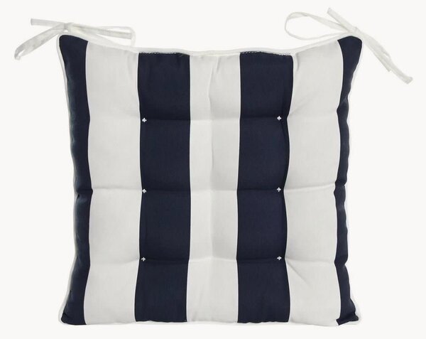 Poduška na stoličku Stripes Black I
