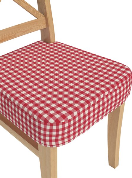 Sedák na stoličku Ingolf farba produktu červená látka vzorované