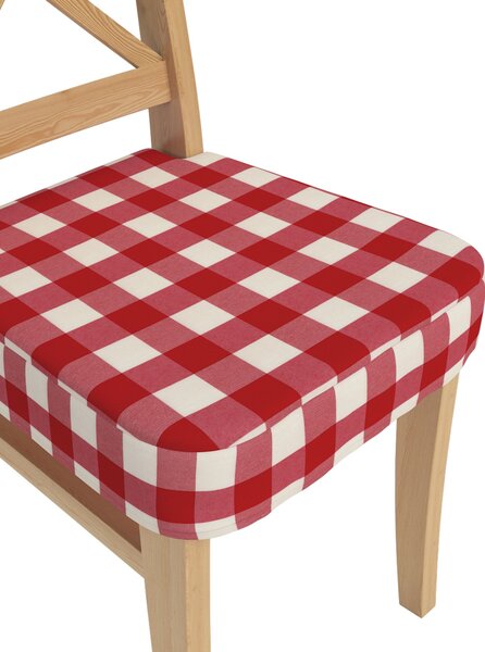 Sedák na stoličku Ingolf farba produktu červená látka vzorované