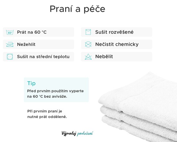 Uterák Classic malý béžový 30x50 cm, 100% bavlna