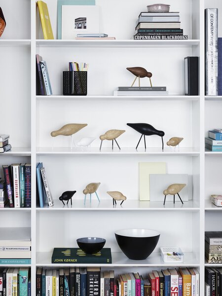 Normann Copenhagen Vtáčik Shorebird, stredný – dub/čierny
