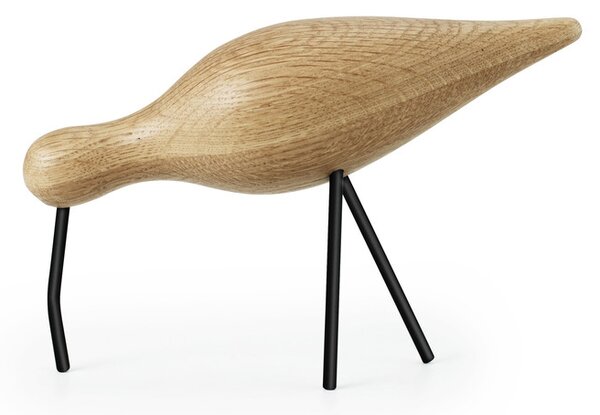 Normann Copenhagen Vtáčik Shorebird, veľký – dub/čierny