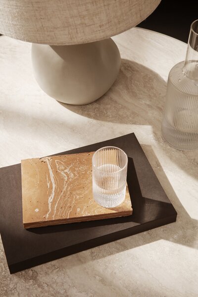 Ferm LIVING Veko na karafu Ripple Lid číre 14 cl