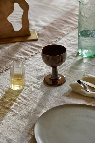 Ferm LIVING Veko na karafu Ripple Lid číre 14 cl