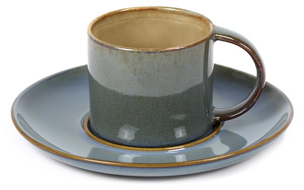 Serax Šálka na espresso Terres De Rêves – piesková/sivomodrá