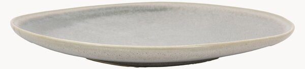 Keramické plytké taniere Pebble, 4 ks