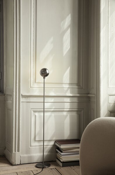 Ferm Living Stojanová lampa Tiny Floor Lamp – strieborná