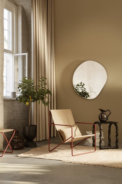Ferm Living Kvetináč Hourglass, malý – čierny
