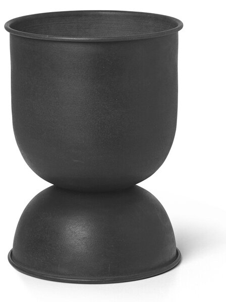 Ferm Living Kvetináč Hourglass, malý – čierny