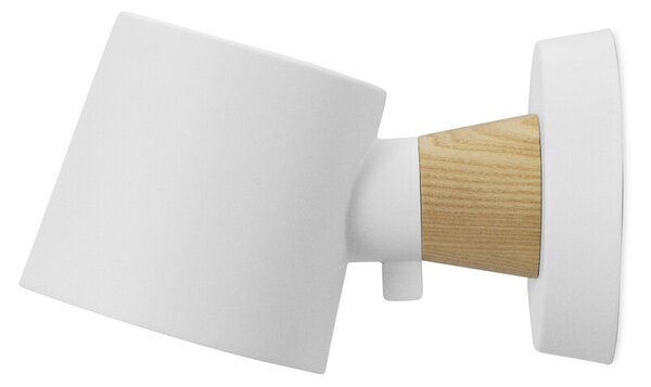 Normann Copenhagen Nástenná lampa Rise Hardwired – biela