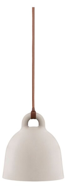 Normann Copenhagen Závesná lampa Bell, extra malá – piesková