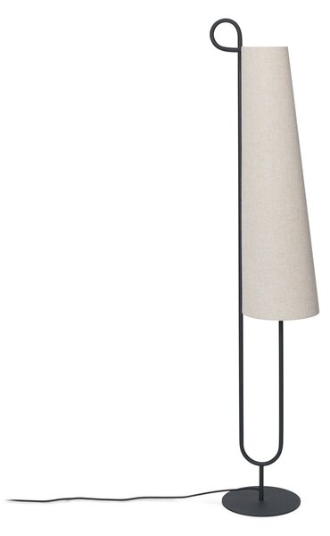 Ferm Living Stojanová lampa Ancora – čierna/prírodná