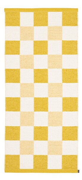 Pappelina Koberec PIX Mustard/Vanilla/Pale Yellow – horčicový, veľkosť koberca 70 x 300 cm