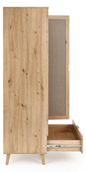 Šatníková skriňa Rustico, dub artisan