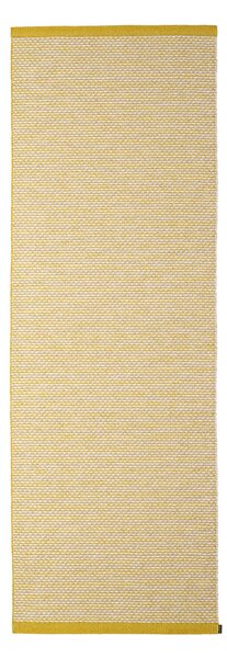 Pappelina Koberec EFFI Mustard/Pale Rose/Vanilla – horčicový, veľkosť koberca 230 x 320 cm