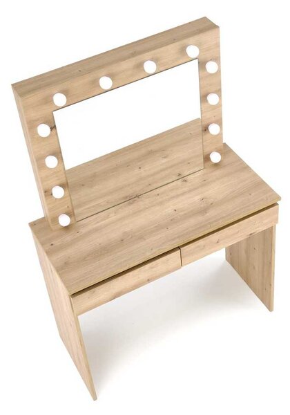 Toaletný stolík Hollywood, dub artisan