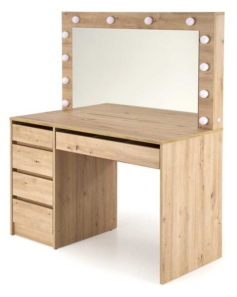Toaletný stolík Hollywood XL, dub artisan