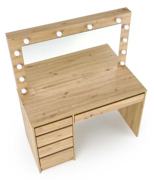 Toaletný stolík Hollywood XL, dub artisan