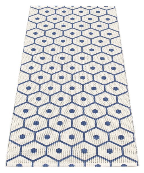 Pappelina Koberec HONEY Denim/Vanilla – modrý, veľkosť koberca 180 x 260 cm