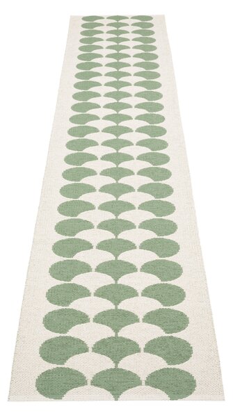 Pappelina Koberec POPPY Oregano/Vanilla – svetlozelený, veľkosť koberca 70 x 350 cm