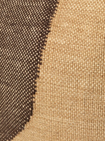Ferm Living Koberec Forene, 80 x 140 cm – pieskový/tmavohnedý