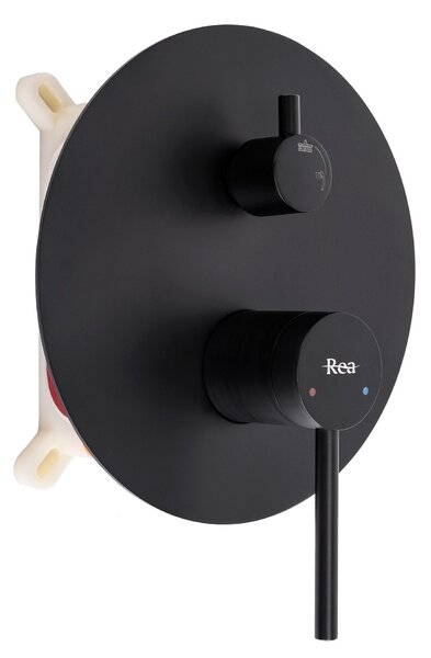 Podomietková sprchová súprava Rea Foss Clif Black + BOX