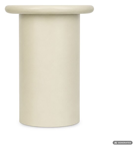 Ak furniture Odkládací stolek Mono 30 cm krémový