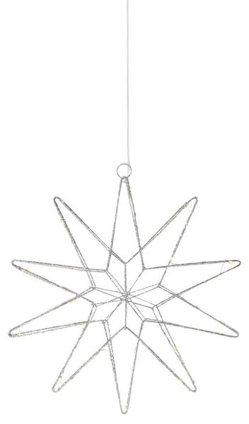 Markslöjd Markslöjd 705750 - LED Vianočná dekorácia GLEAM LED/0,6W/3xAA strieborná ML1329 + záruka 3 roky zadarmo