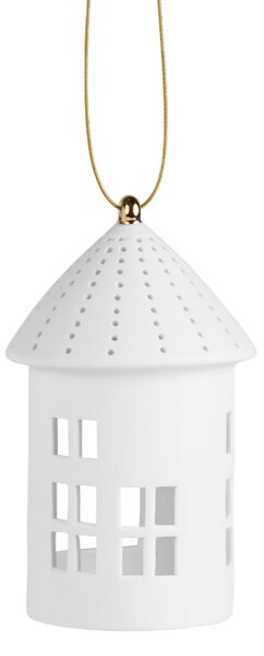Závesný svietnik domček Round 12 cm