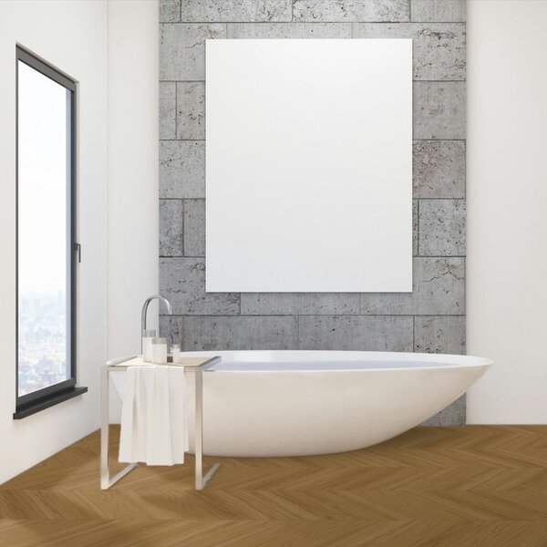 Vinyl Parador Trendtime 10 Chevron Dub Oxford karamelovo hnedý štruktúra M4V, 1750867, 488x118x2,5mm