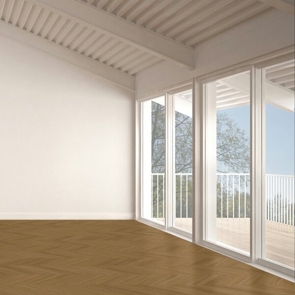 Vinyl Parador Trendtime 10 Chevron Dub Oxford karamelovo hnedý štruktúra M4V, 1750867, 488x118x2,5mm