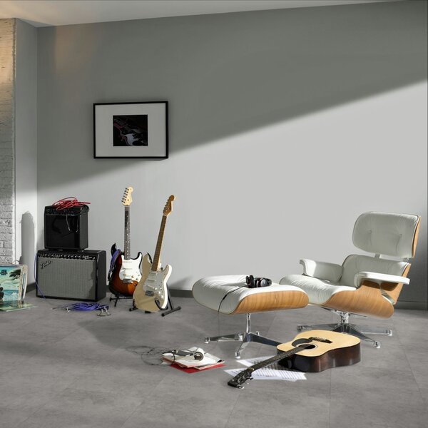 Vinyl Parador Trendtime 5 Betón šedý minerálna štruktúra nadrozmerná dlažba 4V, 1750853, 914,4x457,2x2,5mm