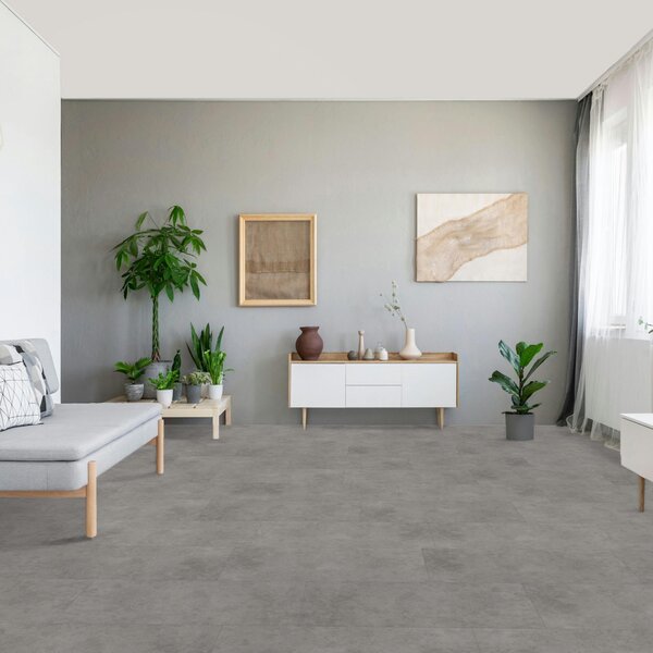 Vinyl Parador Trendtime 5 Betón šedý minerálna štruktúra nadrozmerná dlažba 4V, 1750853, 914,4x457,2x2,5mm