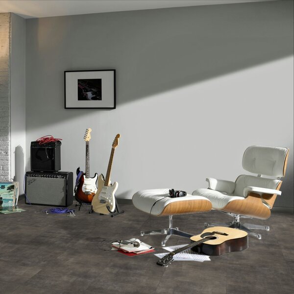 Vinyl Parador Trendtime 5 Minerál čierny minerálna štruktúra nadrozmerná dlažba 4V, 1750854, 914,4x457,2x2,5mm