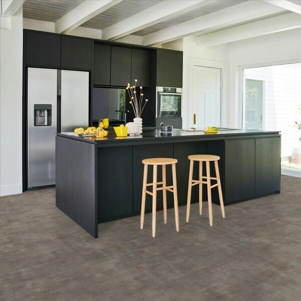 Vinyl Parador Trendtime 5 Minerál sivý minerálna štruktúra nadrozmerná dlažba 4V, 1750855, 914,4x457,2x2,5mm